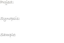 Project:     City Branding Campaign for Bartlesville, OK

Synopsis:    A multimedia imaging campaign entitled “It’s Time For Living”

Sample:   “It’s Time For Connecting”  
(30 sec TV)